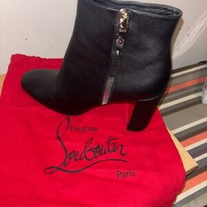 Christian Louboutin Black Heeled Boots